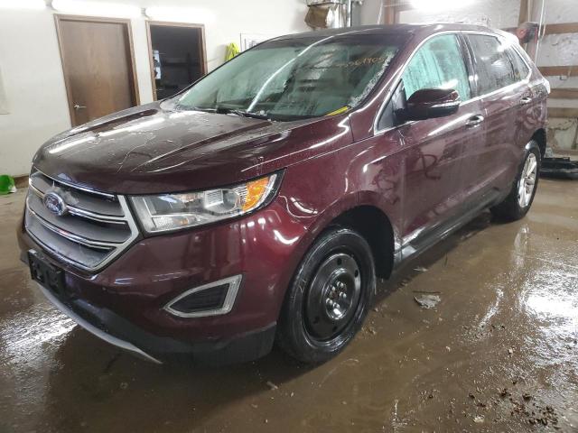 FORD EDGE SEL 2017 with VIN 2FMPK4J92HBC15320 - Photo from auction