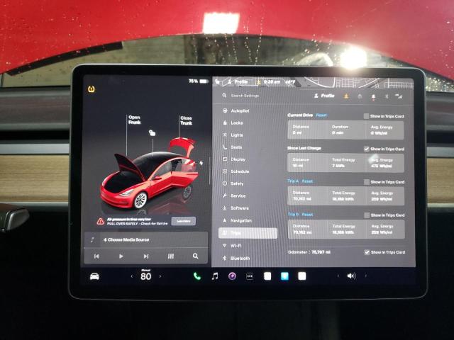 Photo 9 from auction – 2022 TESLA MODEL 3 with VIN 5YJ3E1EA0NF372243