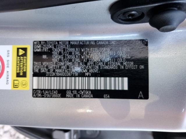 Photo 14 from auction – 2013 LEXUS RX 350 with VIN 2T2ZK1BAXDC087118