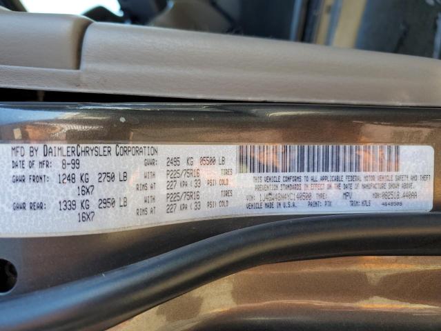 Photo 14 from auction – 2000 JEEP GRAND CHER with VIN 1J4GW48N4YC140500