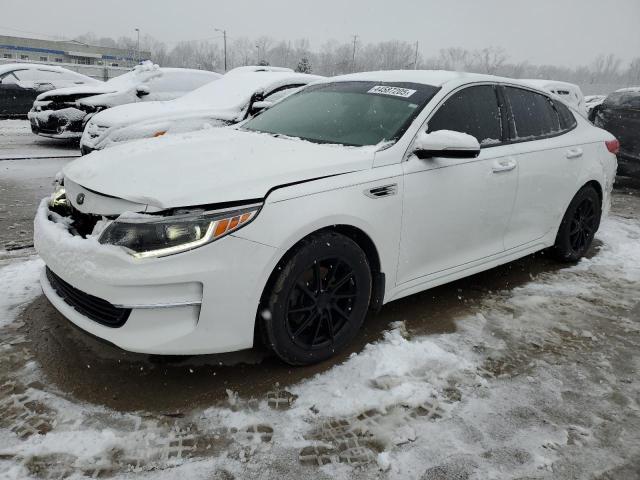 KIA OPTIMA EX 2018 with VIN 5XXGU4L36JG222218 - Photo from auction