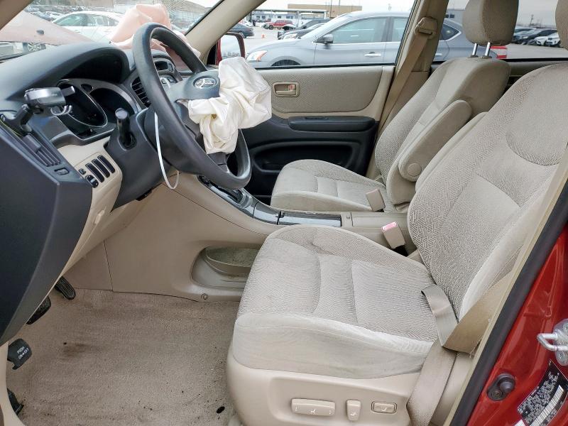 Photo 7 from auction – 2003 TOYOTA HIGHLANDER with VIN JTEGF21A630109899