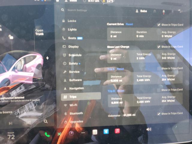 Photo 9 from auction – 2021 TESLA MODEL 3 with VIN 5YJ3E1EA6MF871143