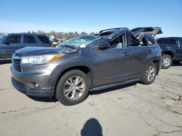 TOYOTA HIGHLANDER 2015 مع رقم تعريف المركبة 5TDJKRFH9FS154681 - صورة من المزاد