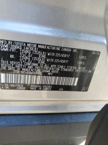 Photo 14 from auction – 2024 TOYOTA RAV4 LE with VIN 2T3F1RFV6RW449965