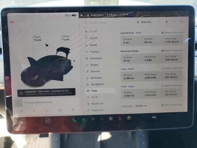 Photo 9 from auction – 2021 TESLA MODEL 3 with VIN 5YJ3E1EA3MF850511
