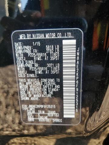 Photo 14 from auction – 2015 NISSAN QUEST S with VIN JN8AE2KP6F9125315