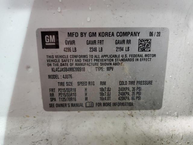 Photo 14 from auction – 2021 BUICK ENCORE PRE with VIN KL4CJASB4MB300918