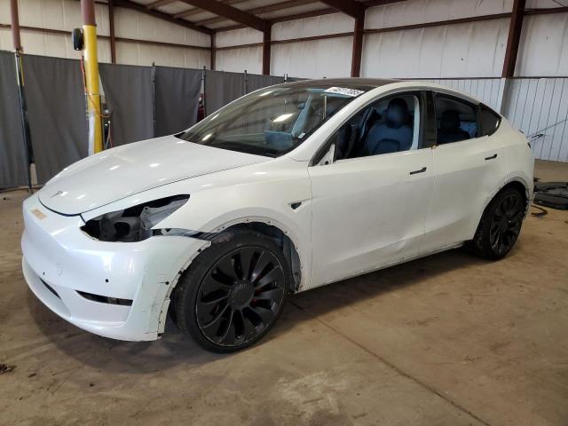 TESLA MODEL Y 2020 مع رقم تعريف المركبة 5YJYGDEF1LF005152 - صورة من المزاد