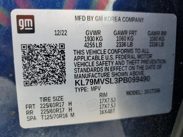 Photo 14 from auction – 2023 CHEVROLET TRAILBLAZE with VIN KL79MVSL3PB099490