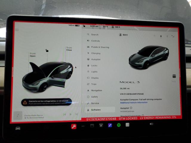 Снимка 9 от търг – 2022 TESLA MODEL 3 с VIN 5YJ3E1EA3NF370048