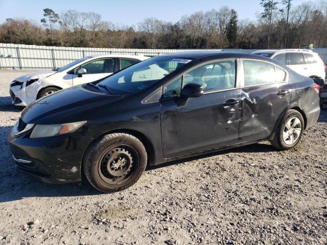 HONDA CIVIC LX 2013 with VIN 19XFB2F59DE016830 - Photo from auction
