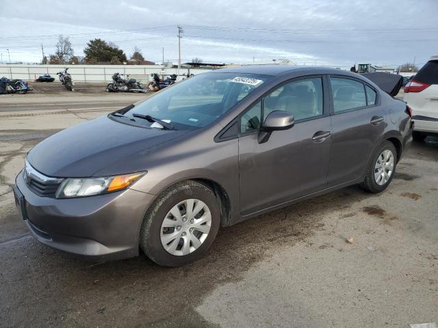 Photo 1 from auction – 2012 HONDA CIVIC LX with VIN 2HGFB2F57CH578021