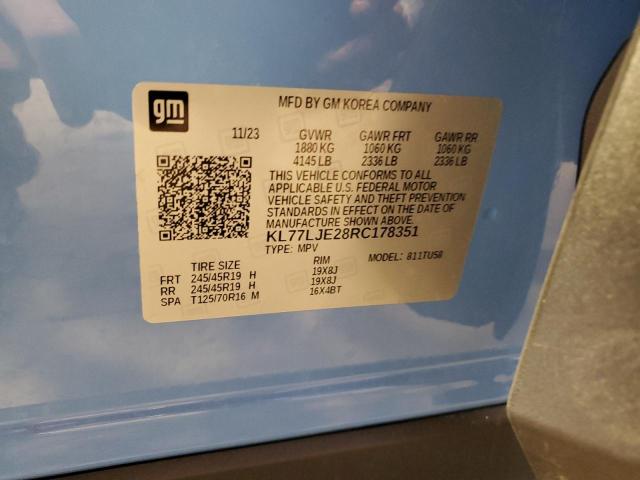 Photo 14 from auction – 2024 CHEVROLET TRAX 2RS with VIN KL77LJE28RC178351