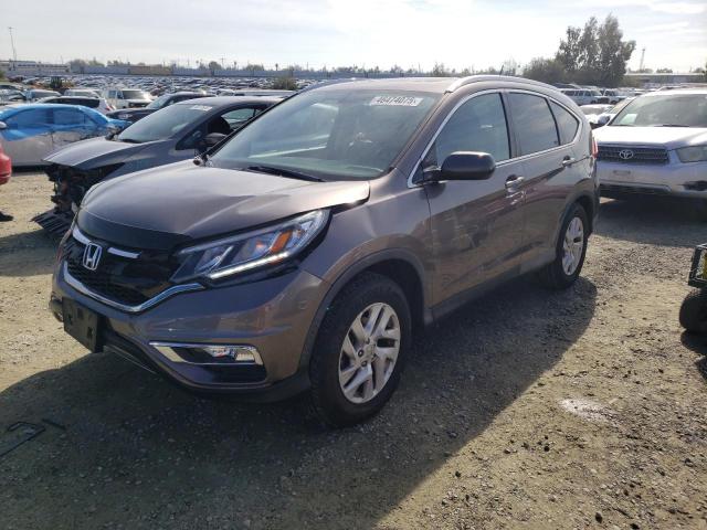 HONDA CR-V EXL 2015 with VIN 2HKRM3H76FH523730 - Photo from auction