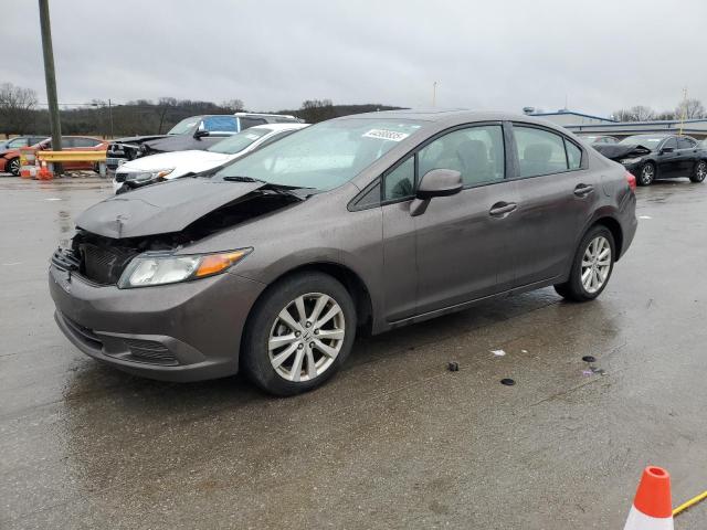HONDA CIVIC EXL 2012 with VIN 2HGFB2F93CH539168 - Photo from auction