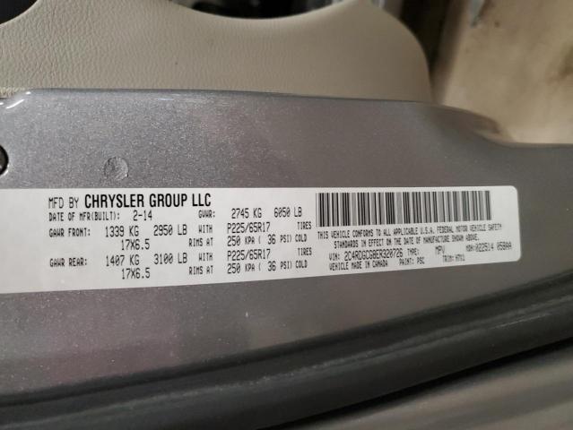 Photo 14 from auction – 2014 DODGE GRAND CARA with VIN 2C4RDGCG8ER320726