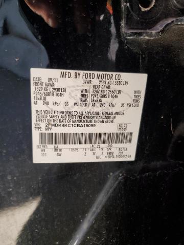 Photo 14 from auction – 2012 FORD EDGE LIMIT with VIN 2FMDK4KC1CBA16099