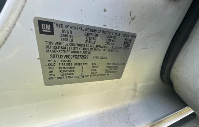Photo 10 from auction – 2015 GMC SIERRA K15 with VIN 3GTU2VEC9FG272627