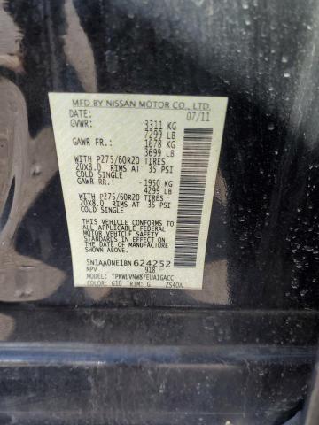 Photo 14 from auction – 2011 NISSAN ARMADA PLA with VIN 5N1AA0NE1BN624252