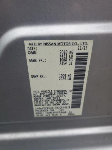 Photo 14 from auction – 2016 NISSAN LEAF S with VIN 1N4AZ0CP7GC302483