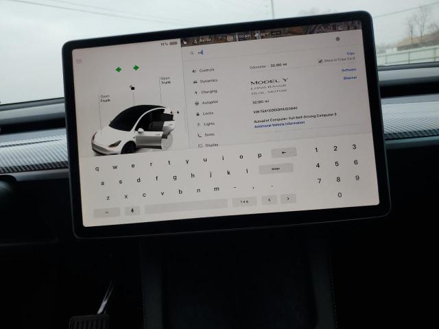 Photo 9 from auction – 2023 TESLA MODEL Y with VIN 7SAYGDEE8PA100840