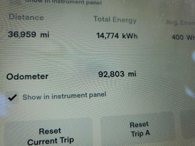 Photo 9 from auction – 2015 TESLA MODEL S 85 with VIN 5YJSA1H26FFP78170