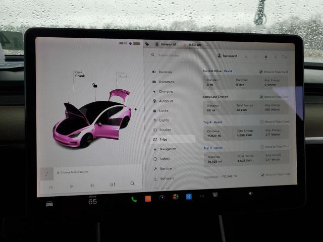 Photo 9 from auction – 2018 TESLA MODEL 3 with VIN 5YJ3E1EA3JF034314