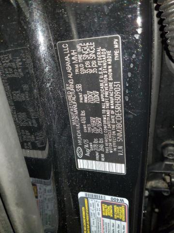 Photo 14 from auction – 2024 HYUNDAI TUCSON SEL with VIN 5NMJBCDE5RH309031