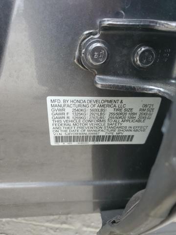Photo 14 from auction – 2022 ACURA MDX TECHNO with VIN 5J8YD9H44NL006667
