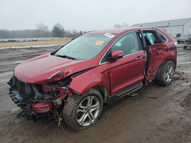 FORD EDGE TITAN 2017 with VIN 2FMPK4K99HBB29615 - Photo from auction