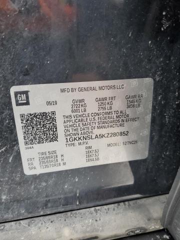 Photo 14 from auction – 2019 GMC ACADIA SLE with VIN 1GKKNSLA5KZ280852