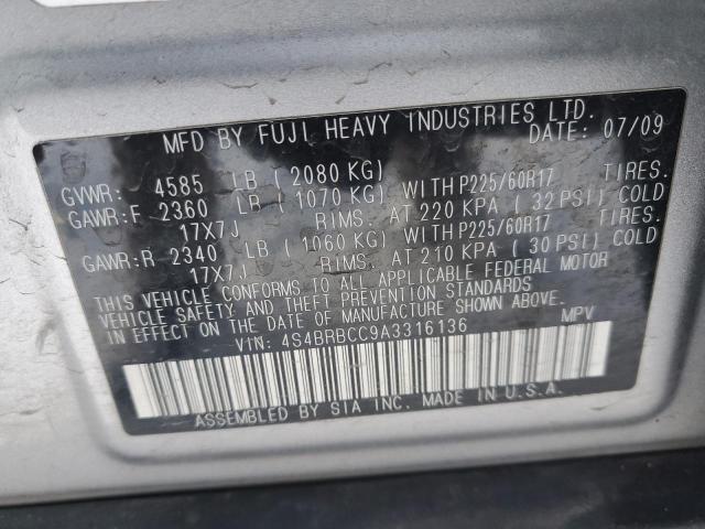 Снимка 14 от търг – 2010 SUBARU OUTBACK 2. с VIN 4S4BRBCC9A3316136