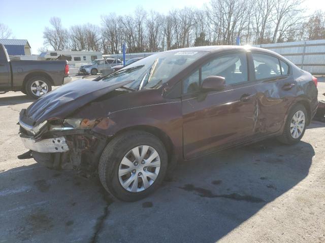 HONDA CIVIC LX 2012 с VIN 19XFB2F50CE391147 - Снимка от търг