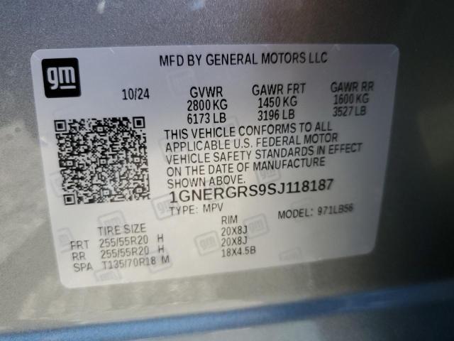 Photo 14 from auction – 2025 CHEVROLET TRAVERSE L with VIN 1GNERGRS9SJ118187