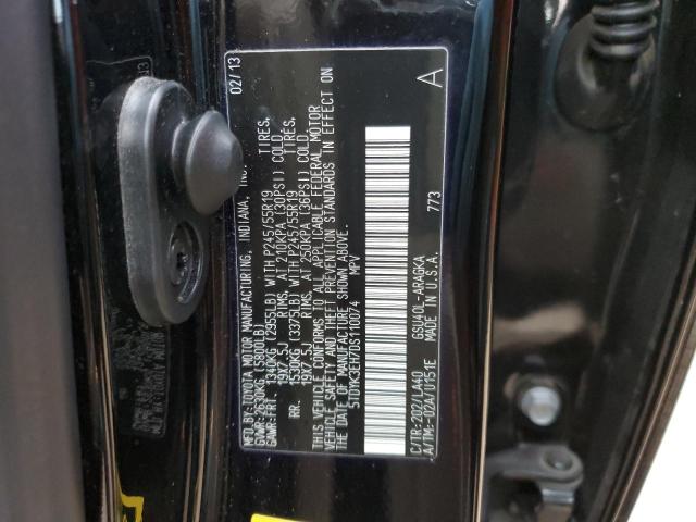 Photo 14 from auction – 2013 TOYOTA HIGHLANDER with VIN 5TDYK3EH7DS110074