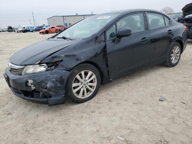 HONDA CIVIC EX 2012 with VIN 2HGFB2F86CH321376 - Photo from auction