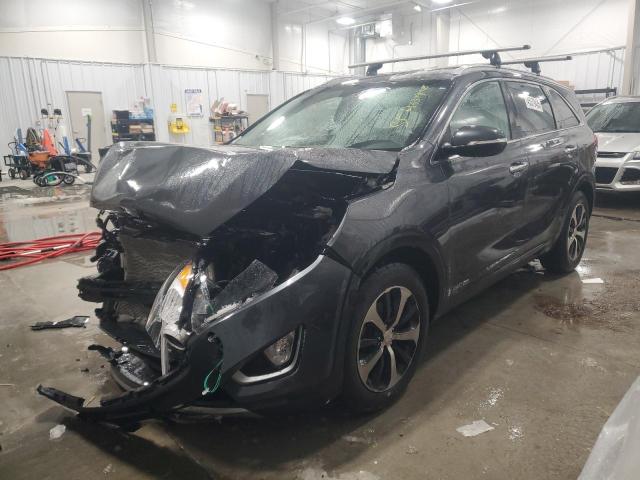 KIA SORENTO EX 2017 with VIN 5XYPHDA51HG324282 - Photo from auction