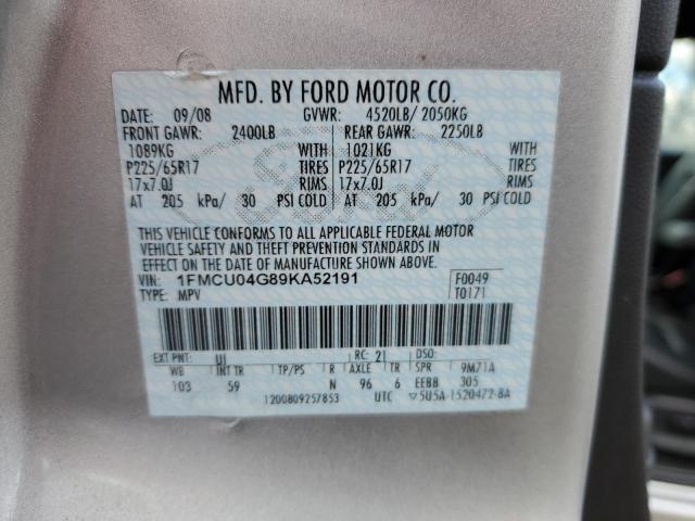 Photo 14 from auction – 2009 FORD ESCAPE LIM with VIN 1FMCU04G89KA52191