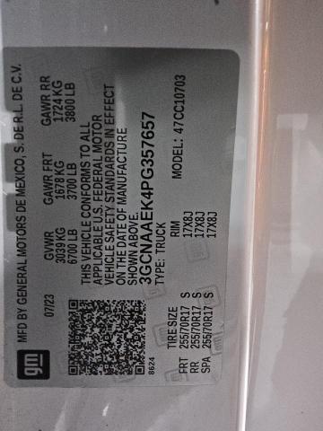 Photo 14 from auction – 2023 CHEVROLET SILVERADO with VIN 3GCNAAEK4PG357657