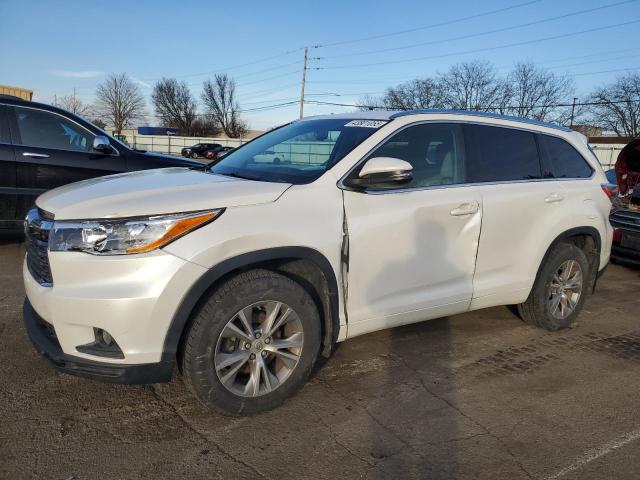 TOYOTA HIGHLANDER 2015 مع رقم تعريف المركبة 5TDJKRFH1FS112960 - صورة من المزاد
