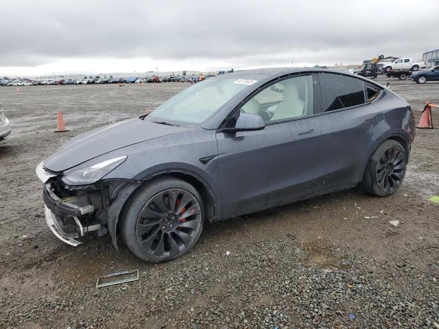 TESLA MODEL Y 2021 with VIN 5YJYGDEF8MF194674 - Photo from auction