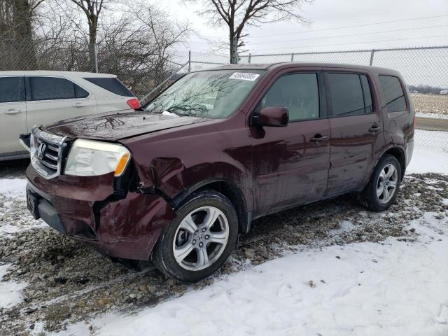 HONDA PILOT EXL 2012 with VIN 5FNYF4H59CB078078 - Photo from auction