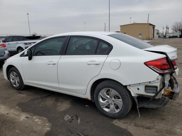 Photo 2 from auction – 2013 HONDA CIVIC LX with VIN 19XFB2F5XDE042899