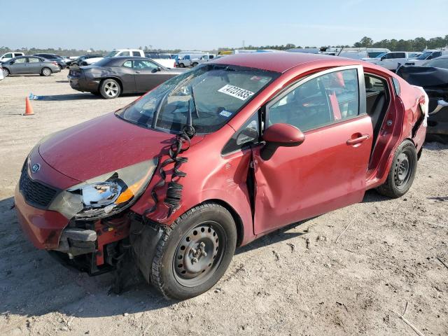 KIA RIO LX 2013 with VIN KNADM4A34D6122141 - Photo from auction