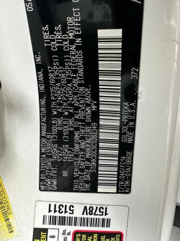 Photo 10 from auction – 2012 TOYOTA SIENNA LE with VIN 5TDKK3DC9CS262349