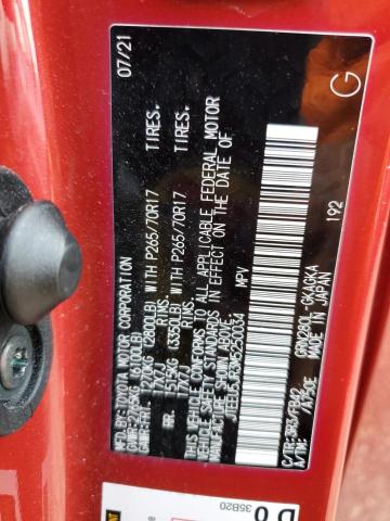 Photo 14 from auction – 2021 TOYOTA 4RUNNER SR with VIN JTEEU5JR3M5250034
