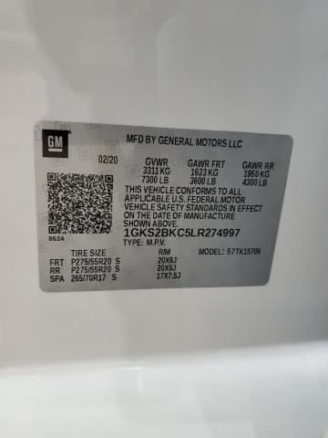 Photo 14 from auction – 2020 GMC YUKON SLT with VIN 1GKS2BKC5LR274997
