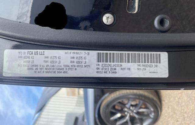 Photo 10 from auction – 2018 DODGE CHALLENGER with VIN 2C3CDZAG1JH318194