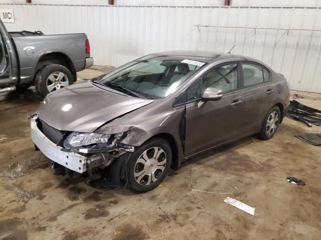 HONDA CIVIC HYBR 2013 with VIN 19XFB4F2XDE000119 - Photo from auction